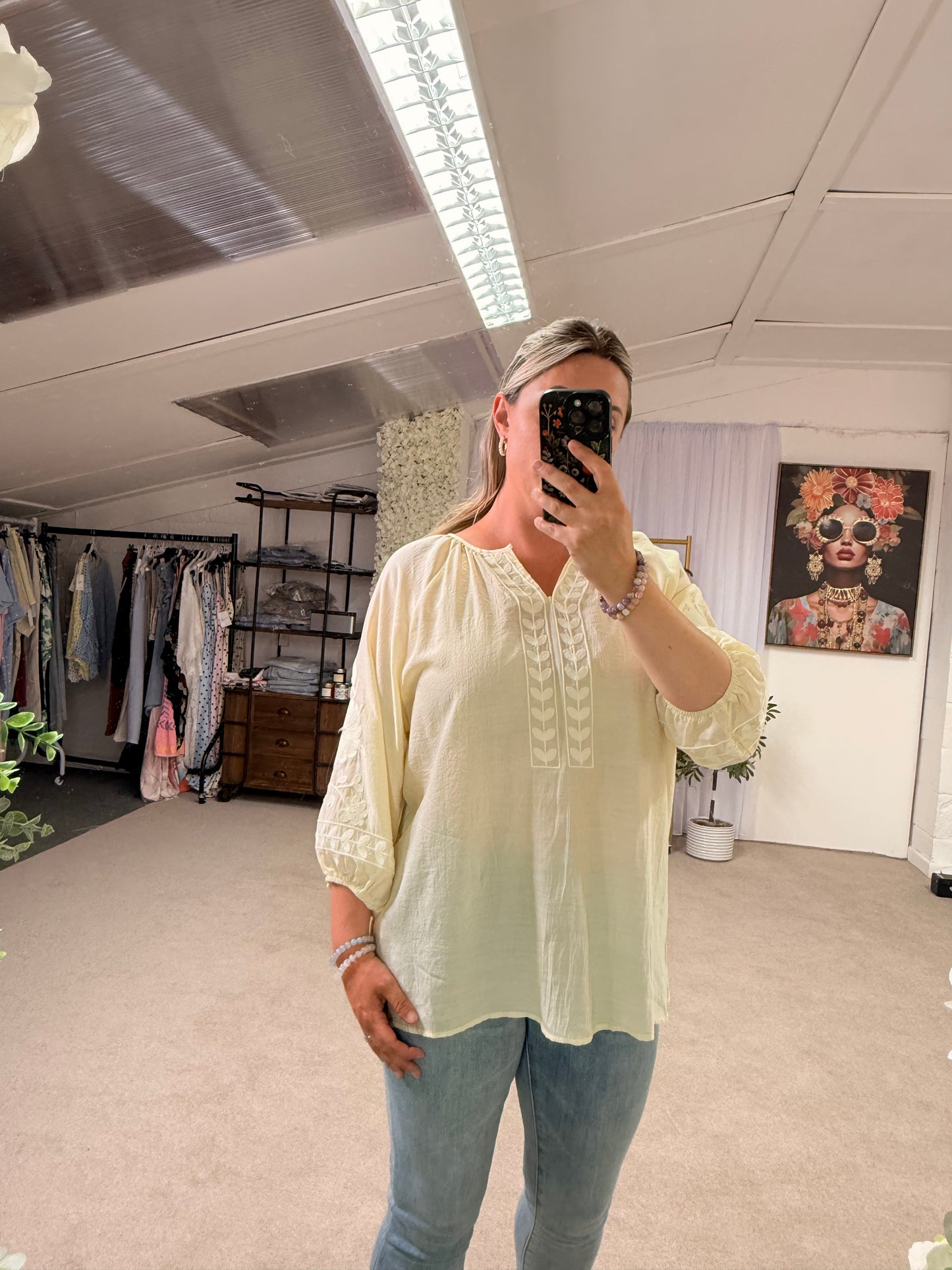 Willow bloom tunic