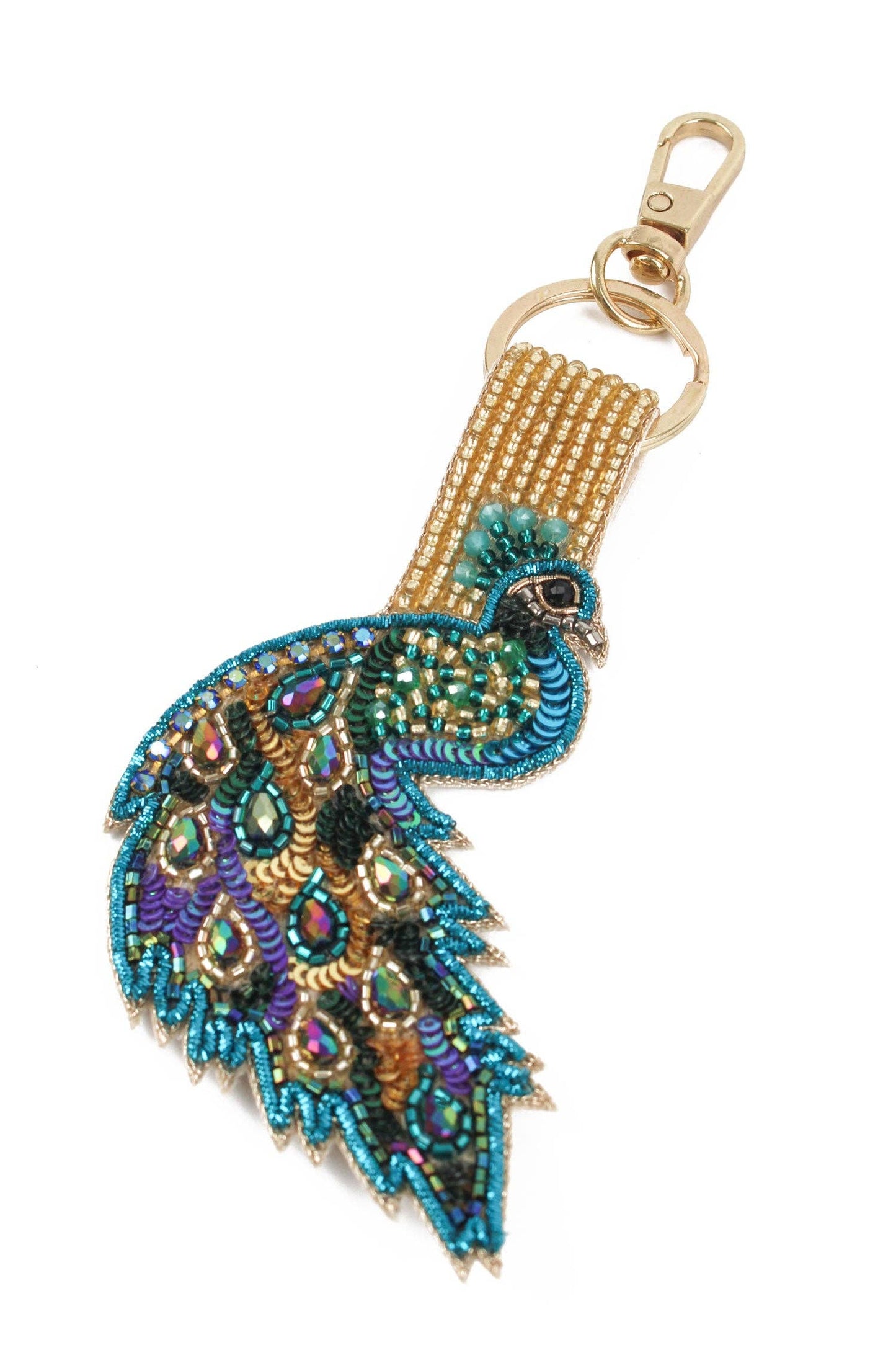 PEACOCK KEYRING/BAG CHARM