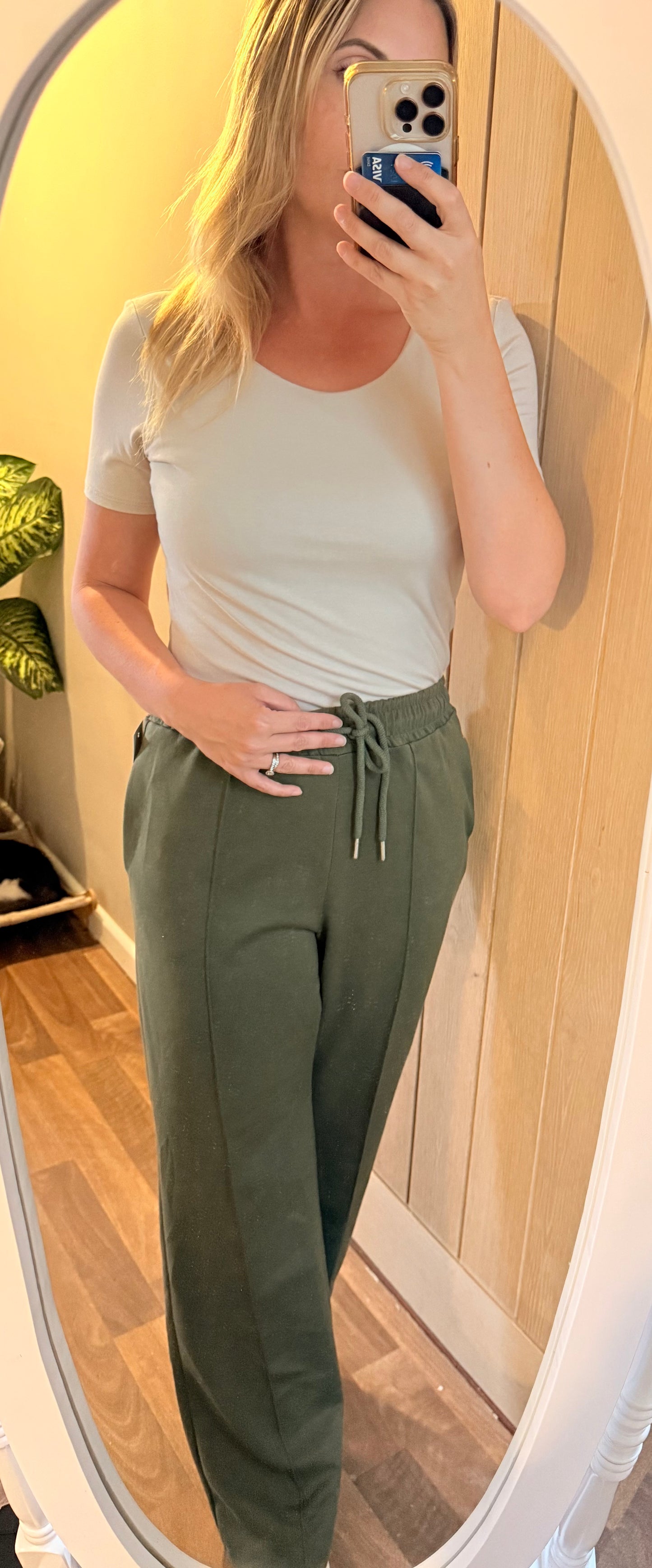 Super soft Front detail Plain joggers