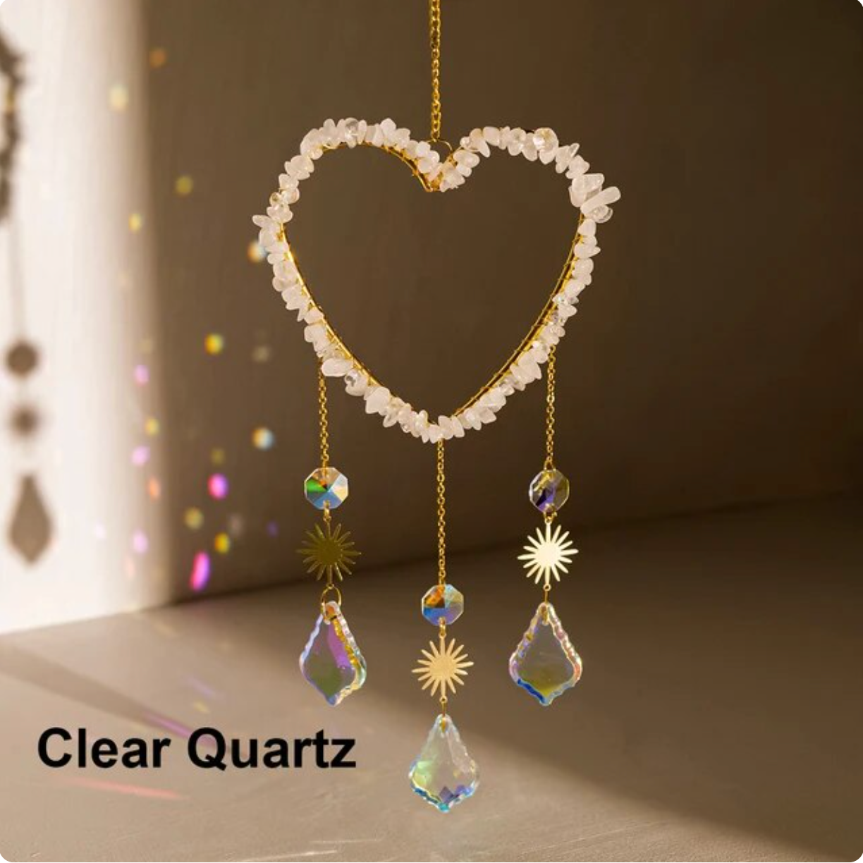 Coming soon -Love Crystal Heart Suncatcher Hanging