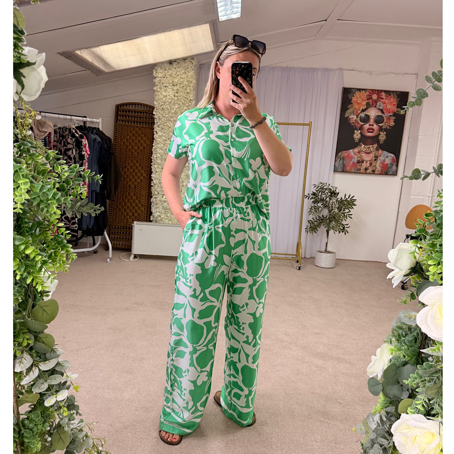 Bloom co-ord Satin feel sets