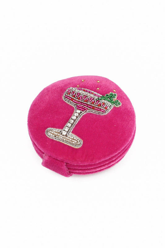 BERRY FIZZ COCKTAIL COMPACT MIRROR