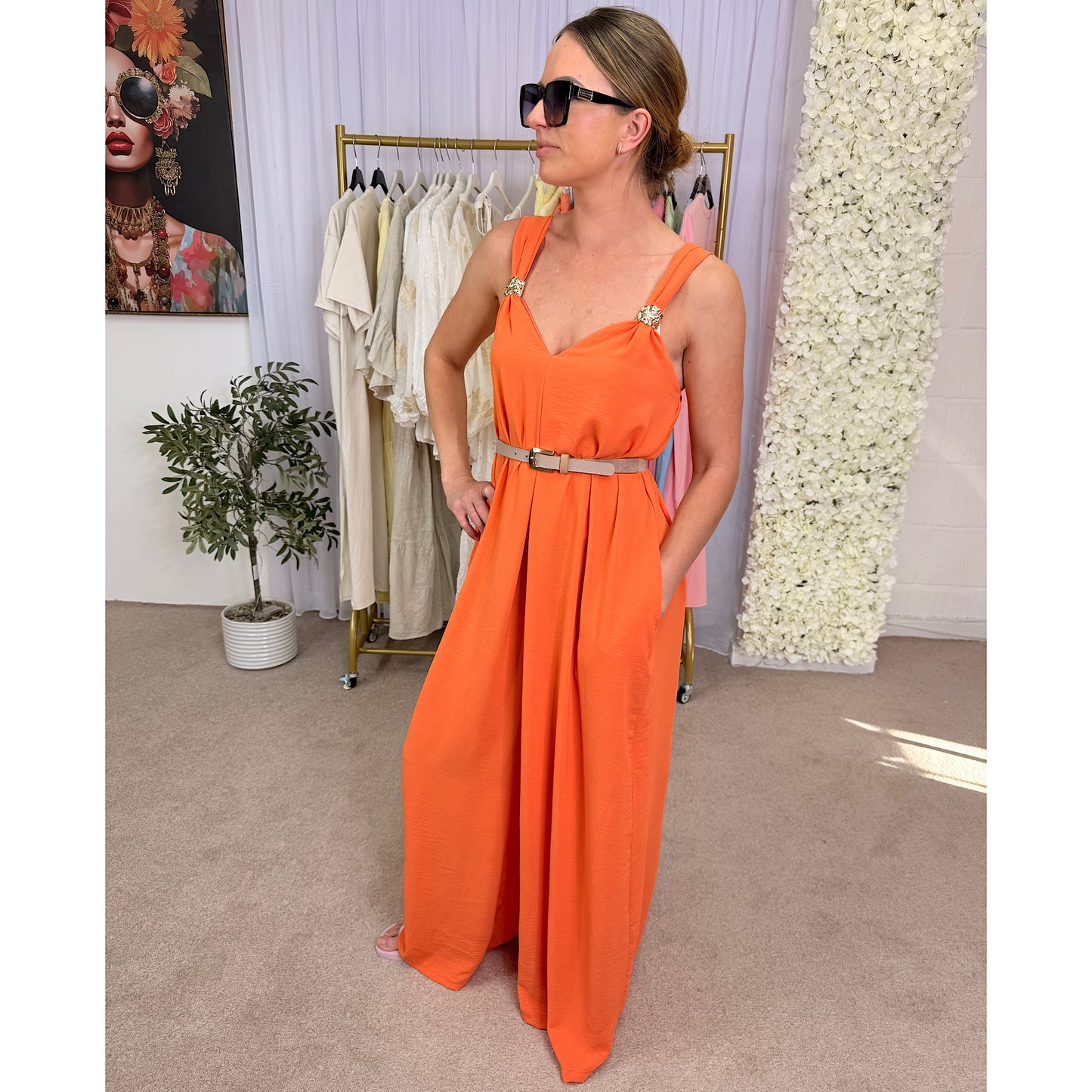 Tall girl friendly Wide-Leg Jumpsuits
