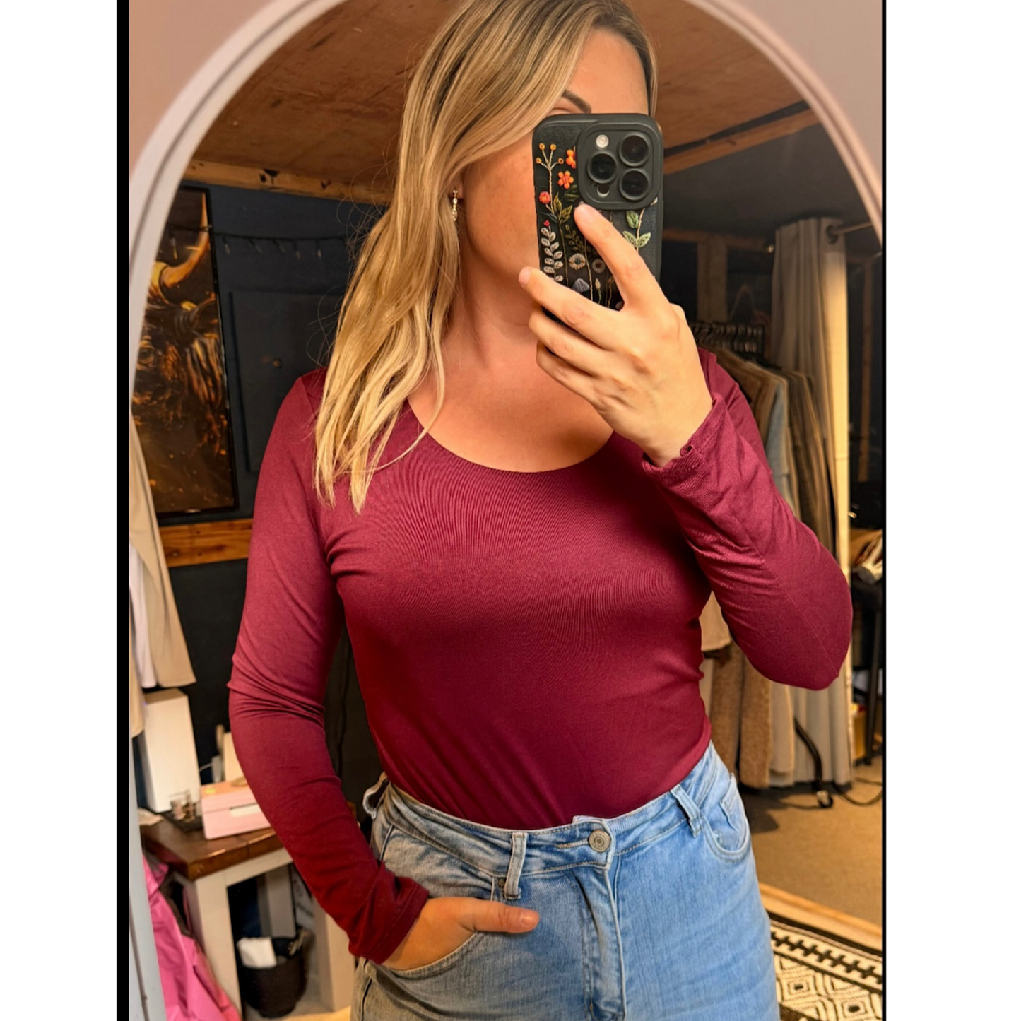 Viscose Super soft double layered made in Italy long sleeved tops up to uk 16