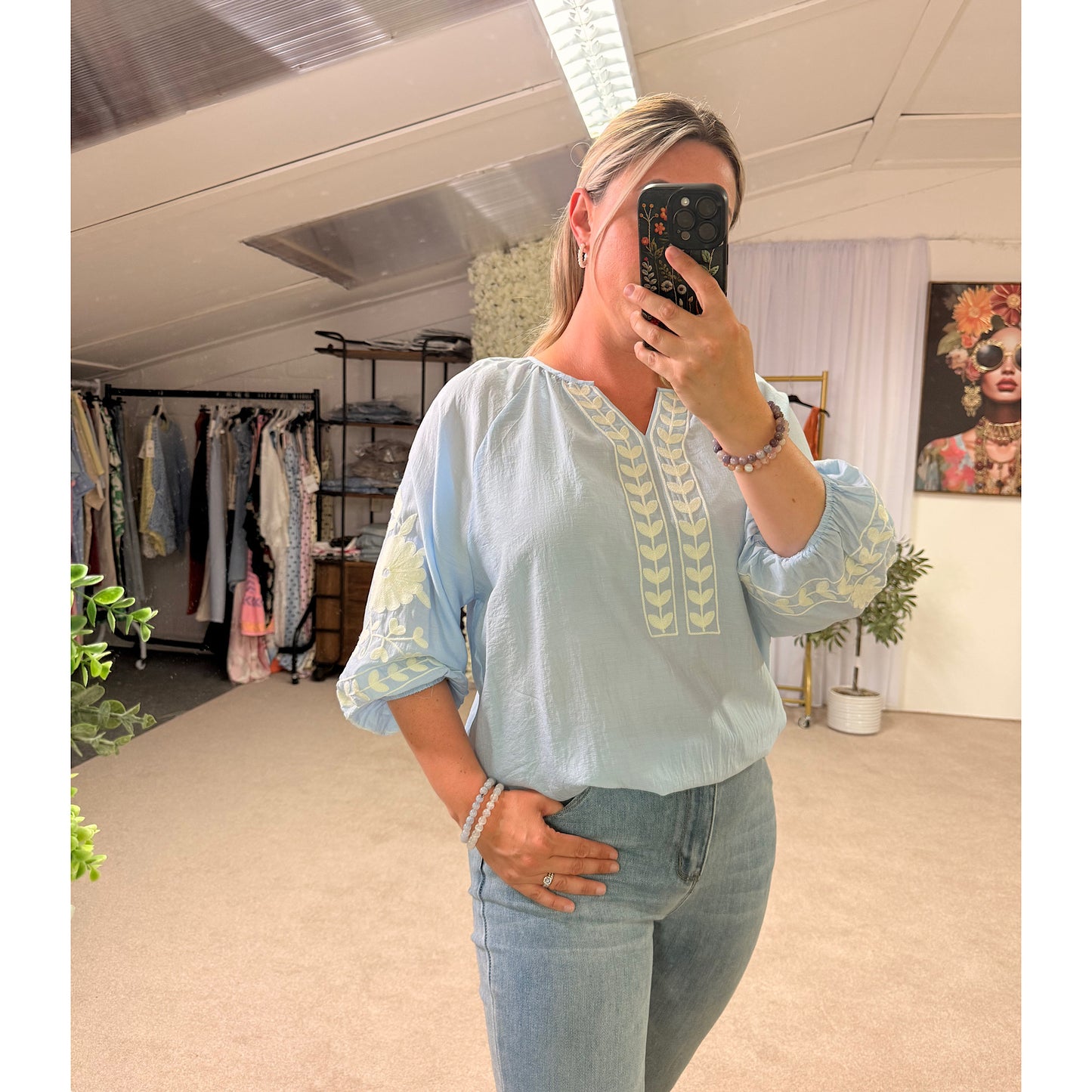 Willow bloom tunic
