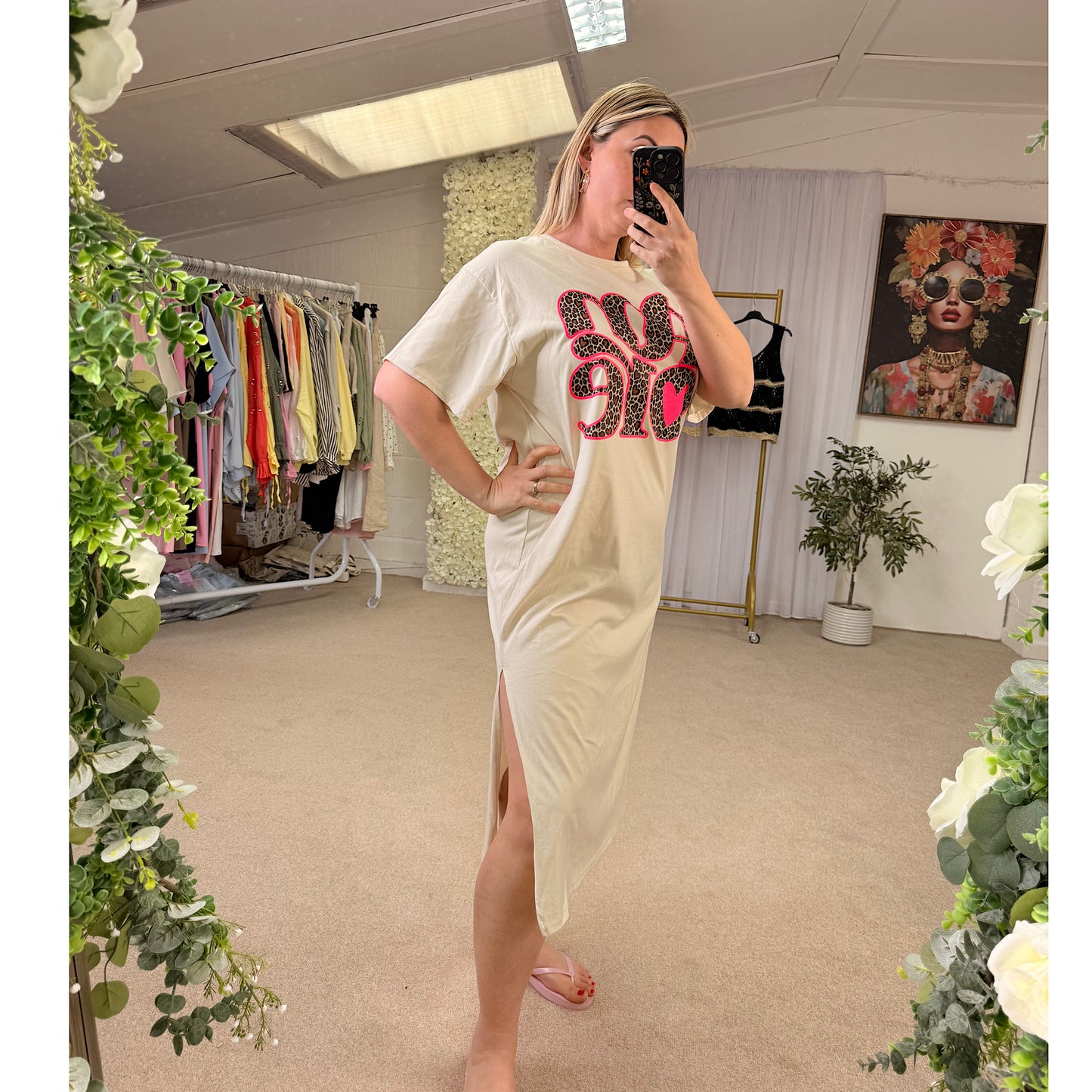 Amore cotton t shirt dresses-made in 🇮🇹