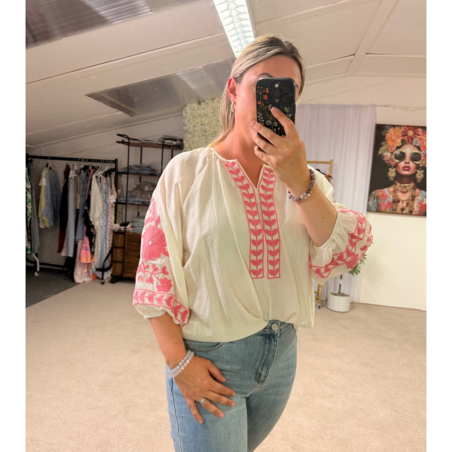 Willow bloom tunic