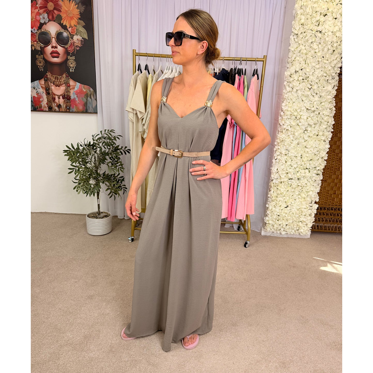 Tall girl friendly Wide-Leg Jumpsuits