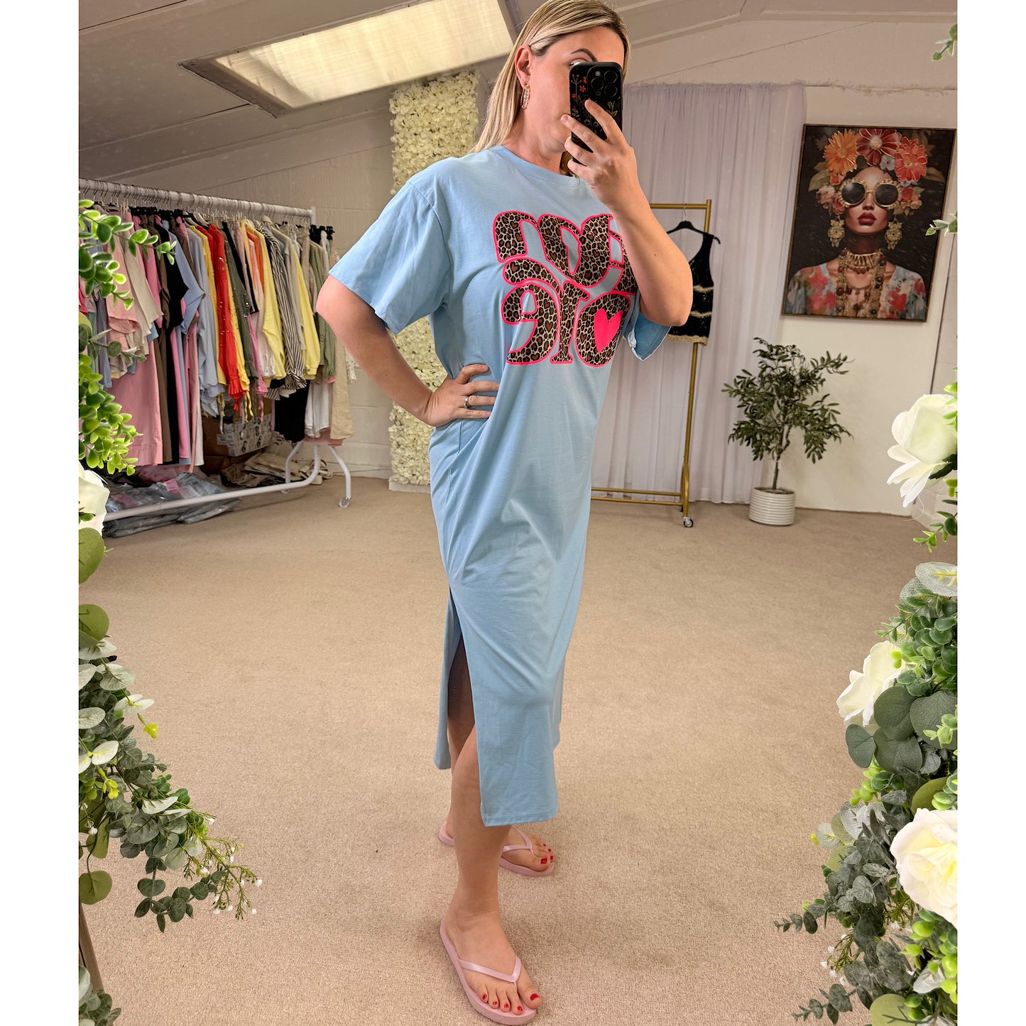 Amore cotton t shirt dresses-made in 🇮🇹