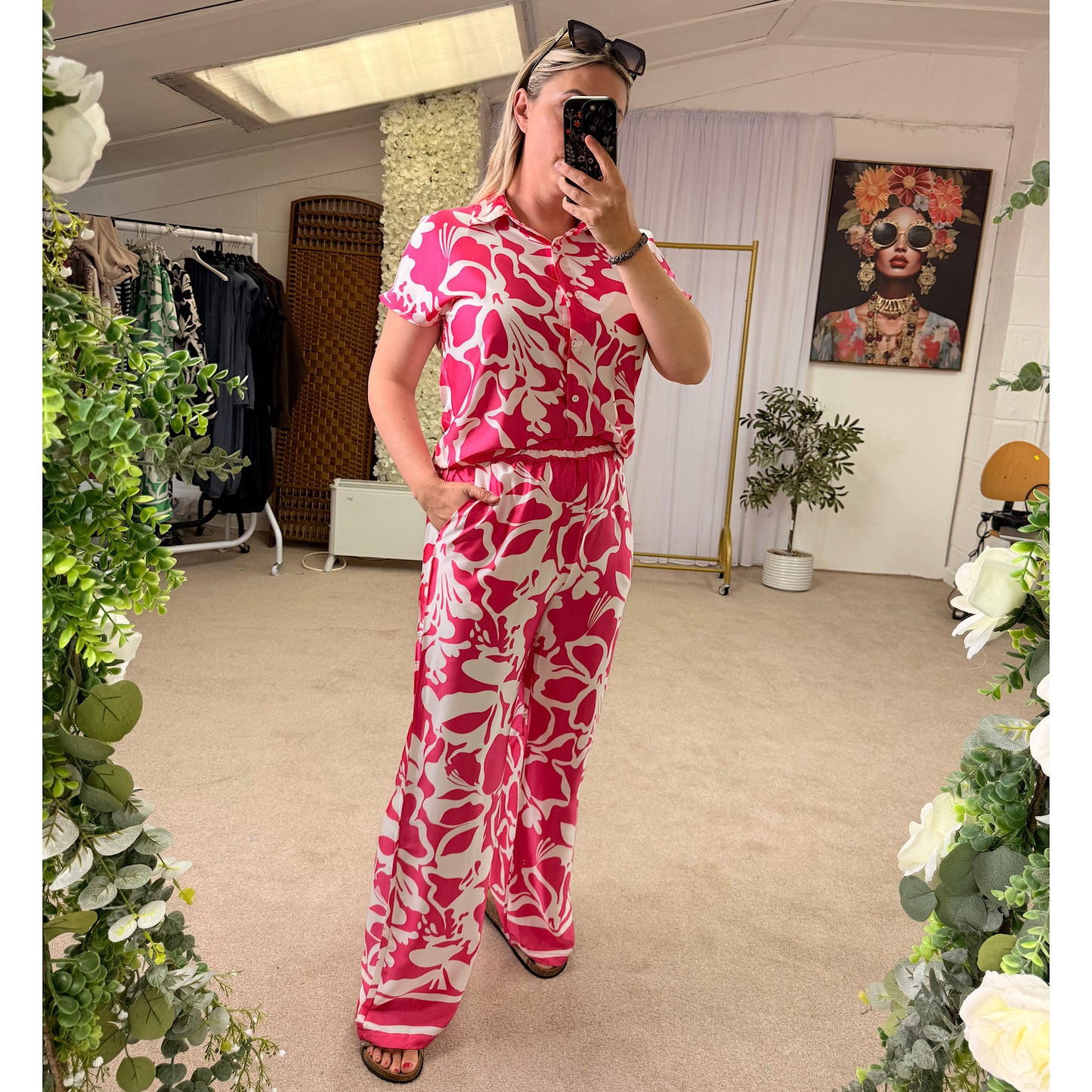 Bloom co-ord Satin feel sets