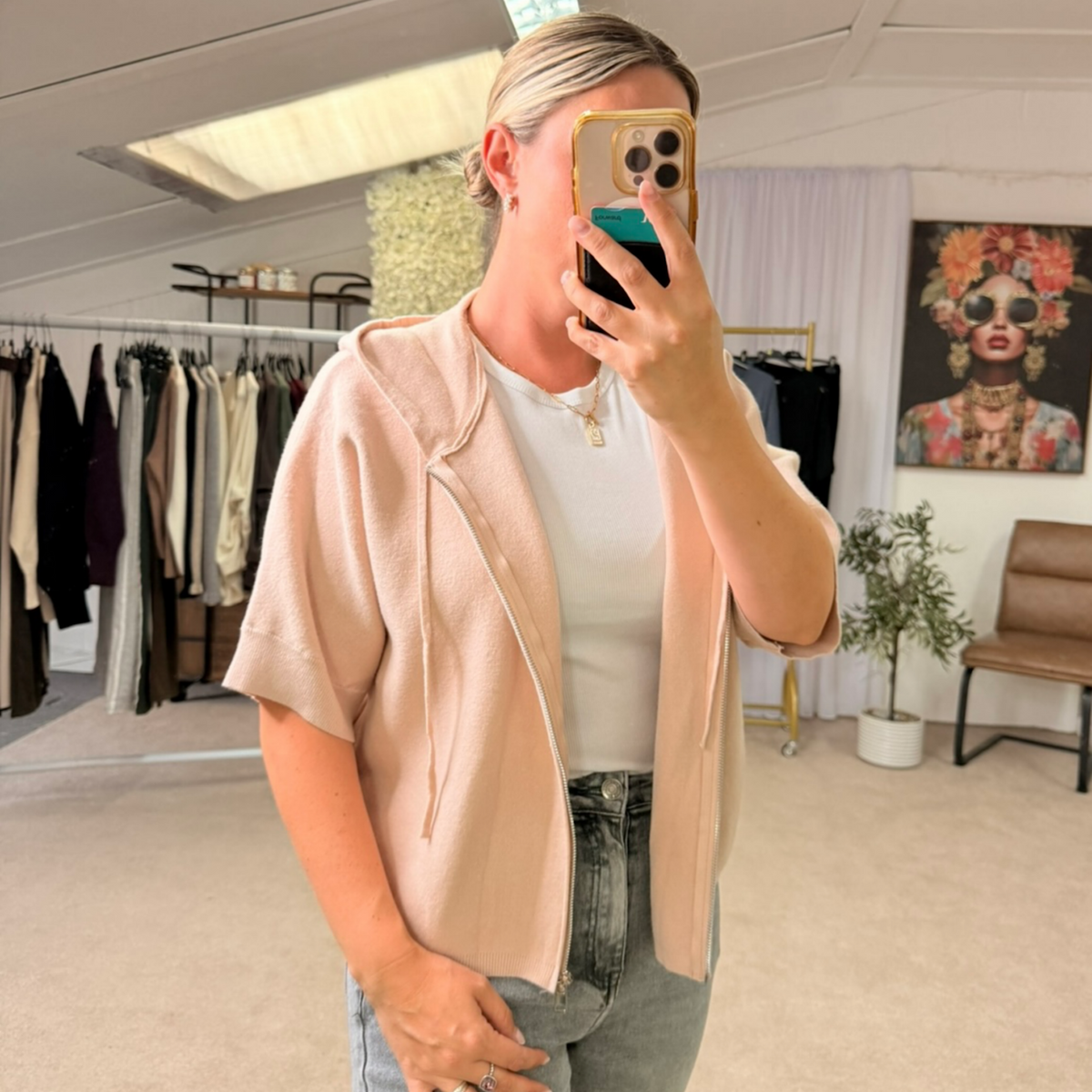 Mayfair hooded knit jackets