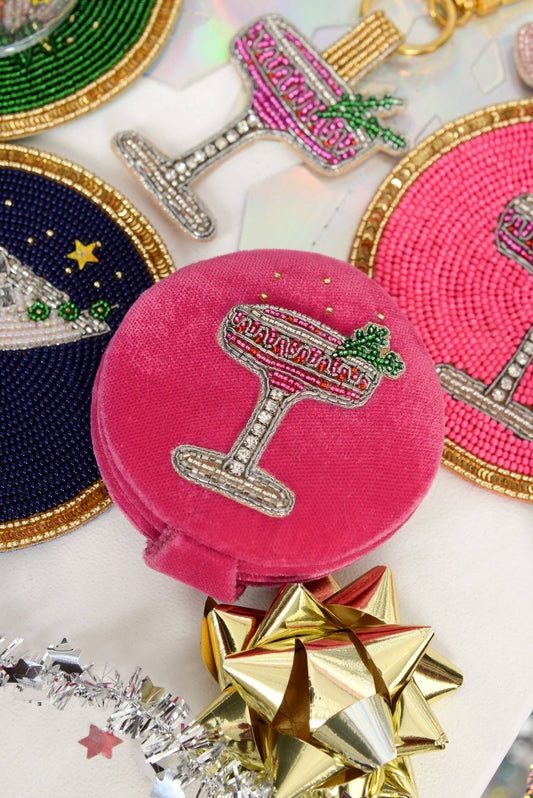 BERRY FIZZ COCKTAIL COMPACT MIRROR