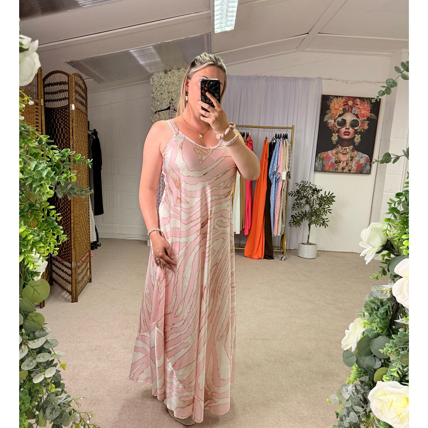 Coastal Blush Maxi Dress