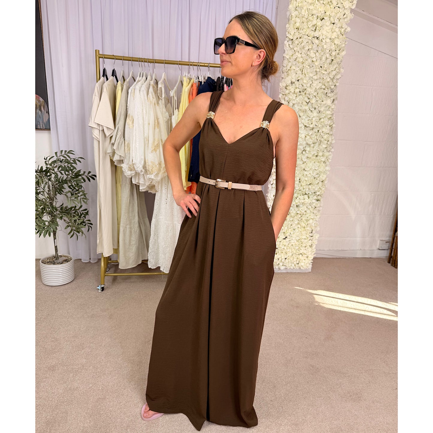 Tall girl friendly Wide-Leg Jumpsuits