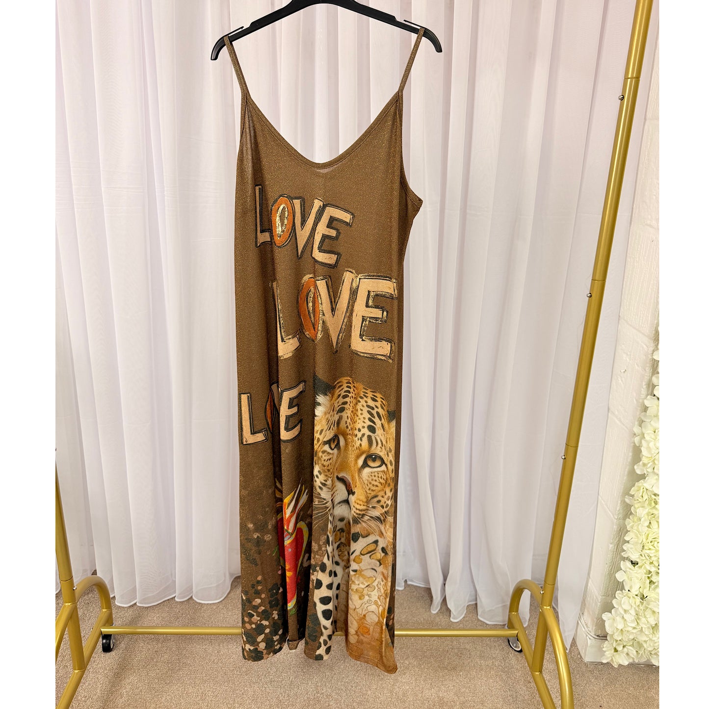 Wild Love Lurex Maxi Dress ⭐