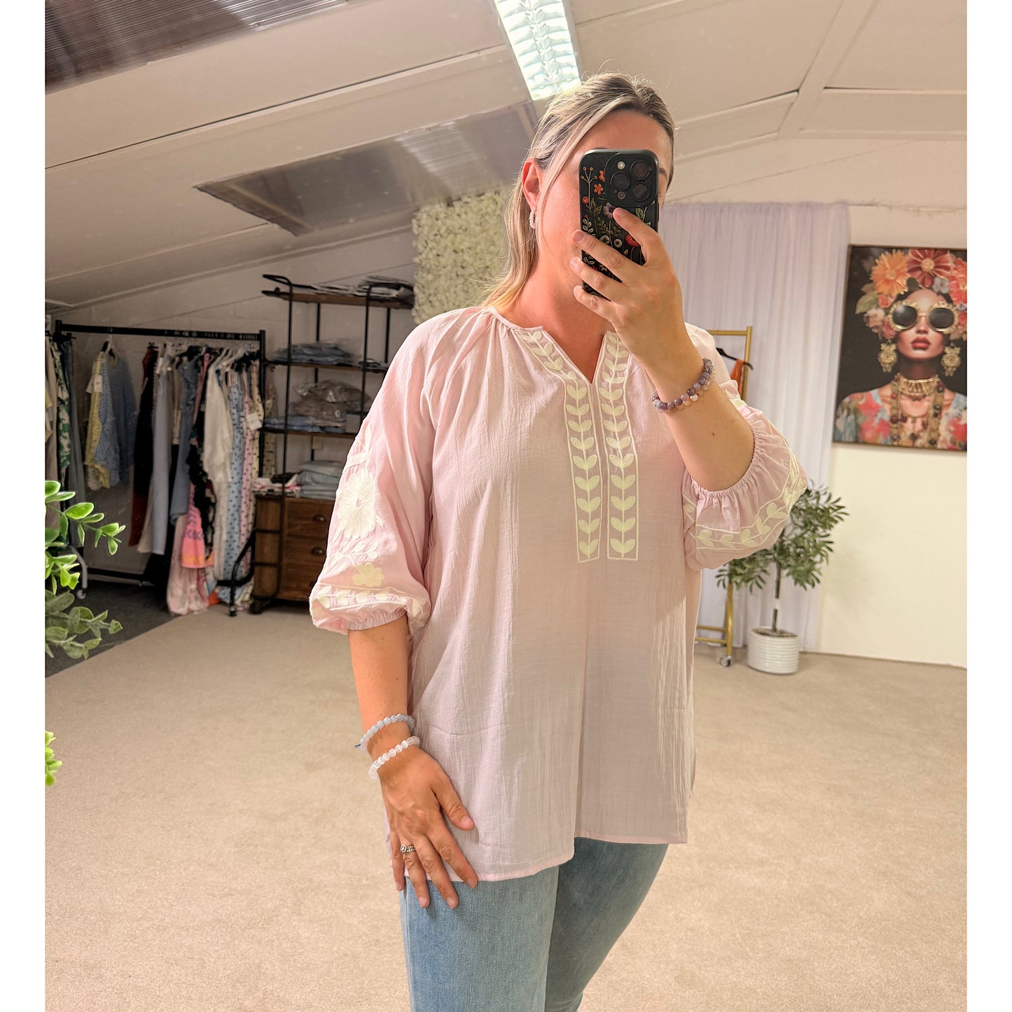 Willow bloom tunic