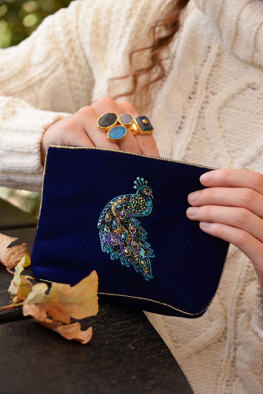 Coming in week commencing 24th November- PEACOCK MEDIUM POUCH