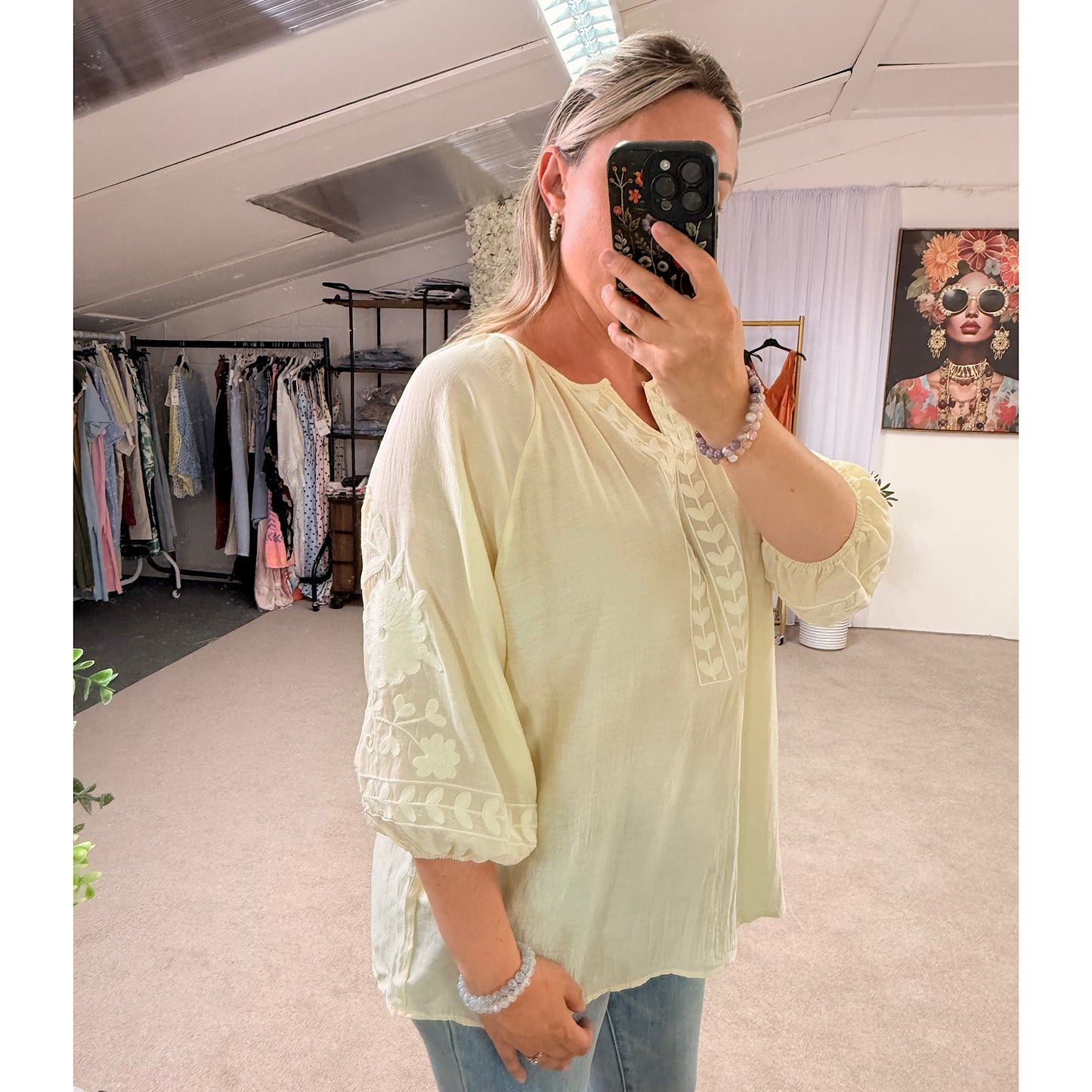 Willow bloom tunic