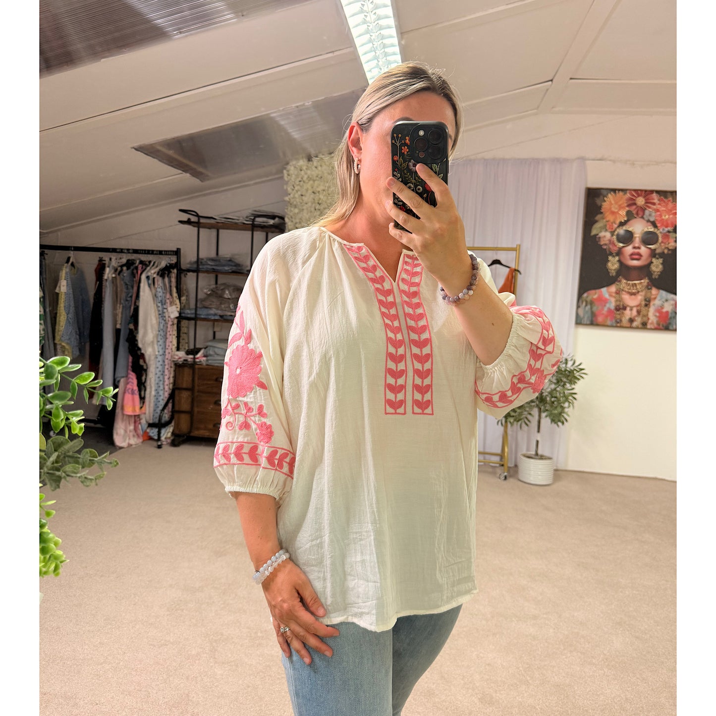 Willow bloom tunic