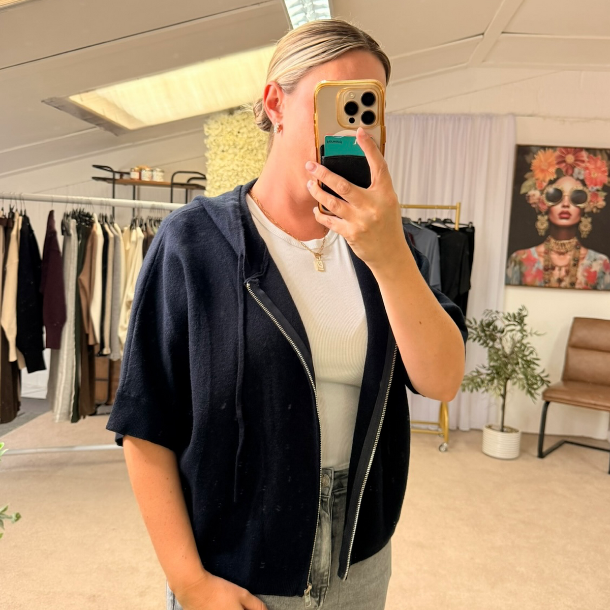 Mayfair hooded knit jackets