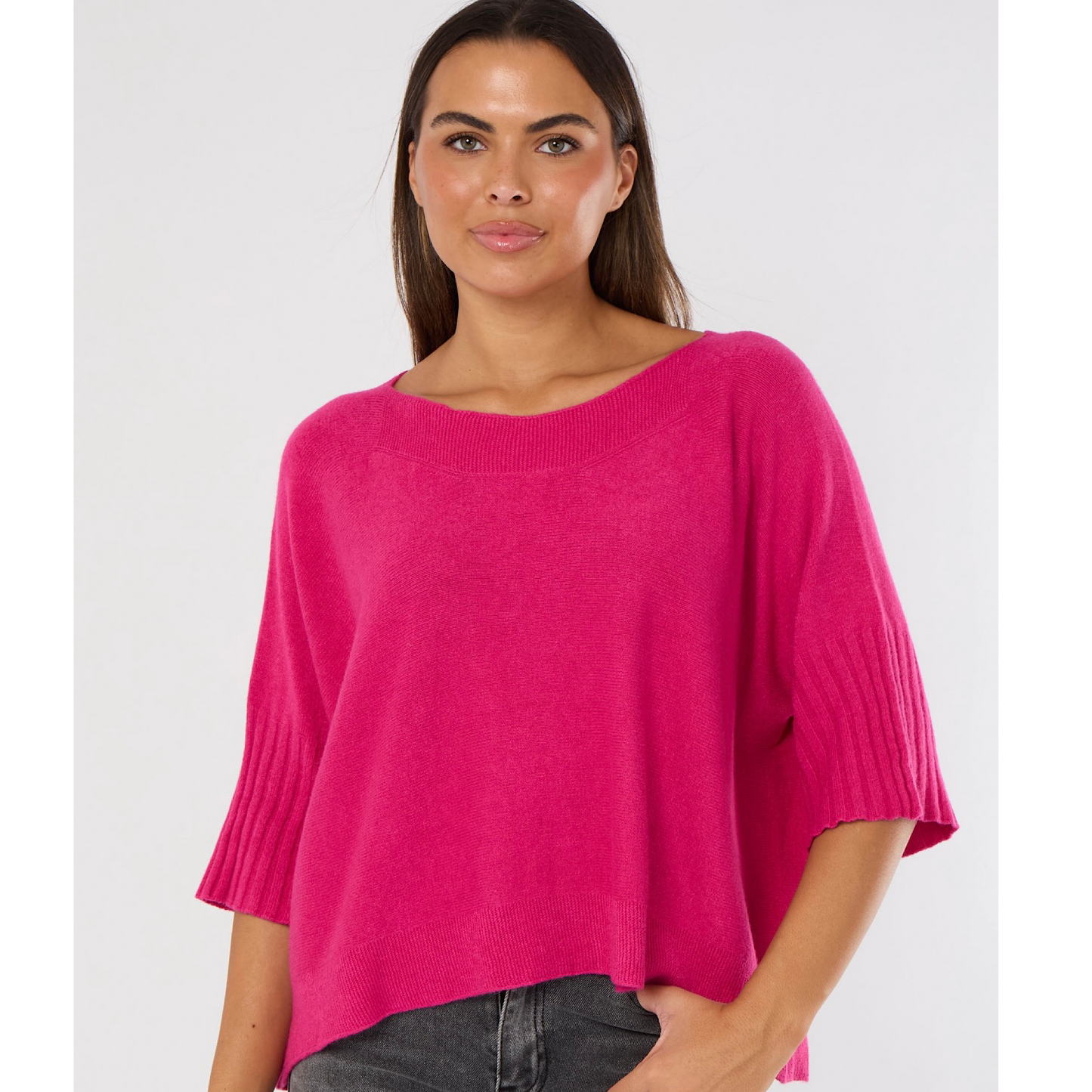 Ribbed edge boxy fit jumpers