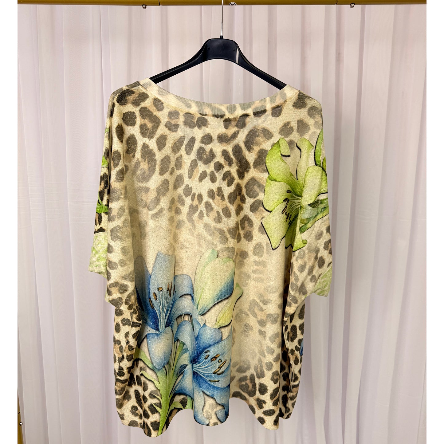 Happy Place Lurex Leopard Top ✨