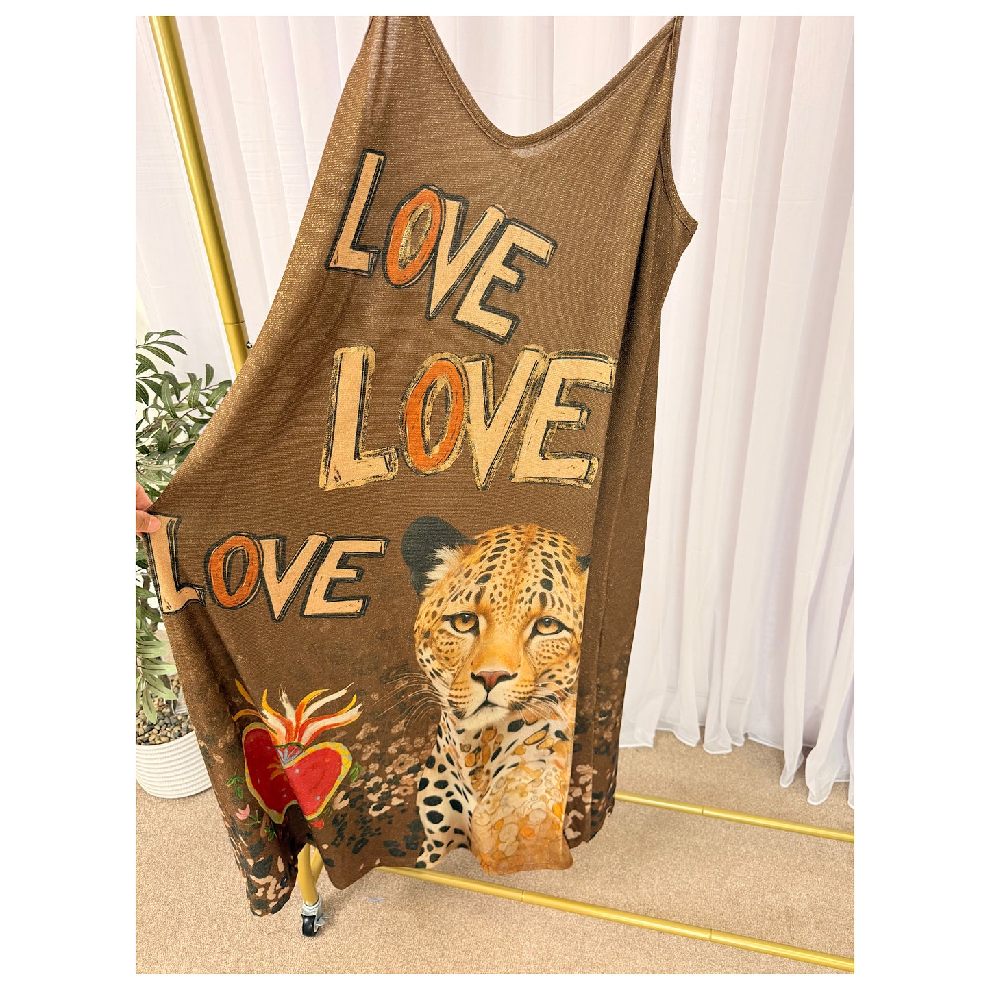 Wild Love Lurex Maxi Dress ⭐