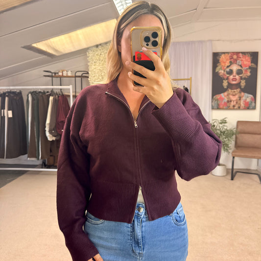 The Florence Double Zip Knit