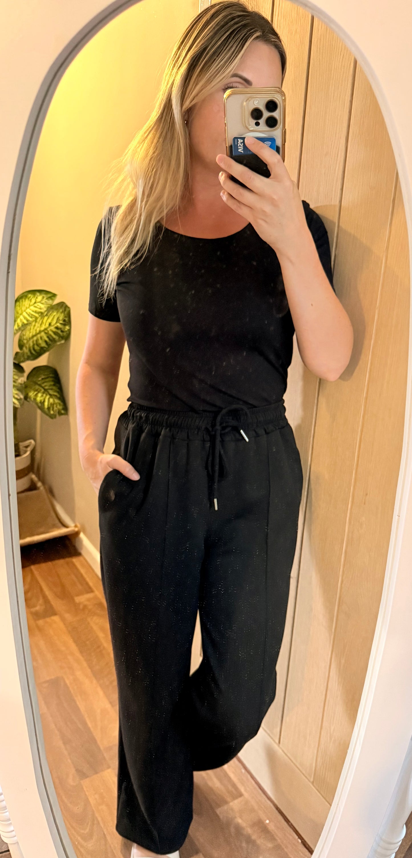 Super soft Front detail Plain joggers