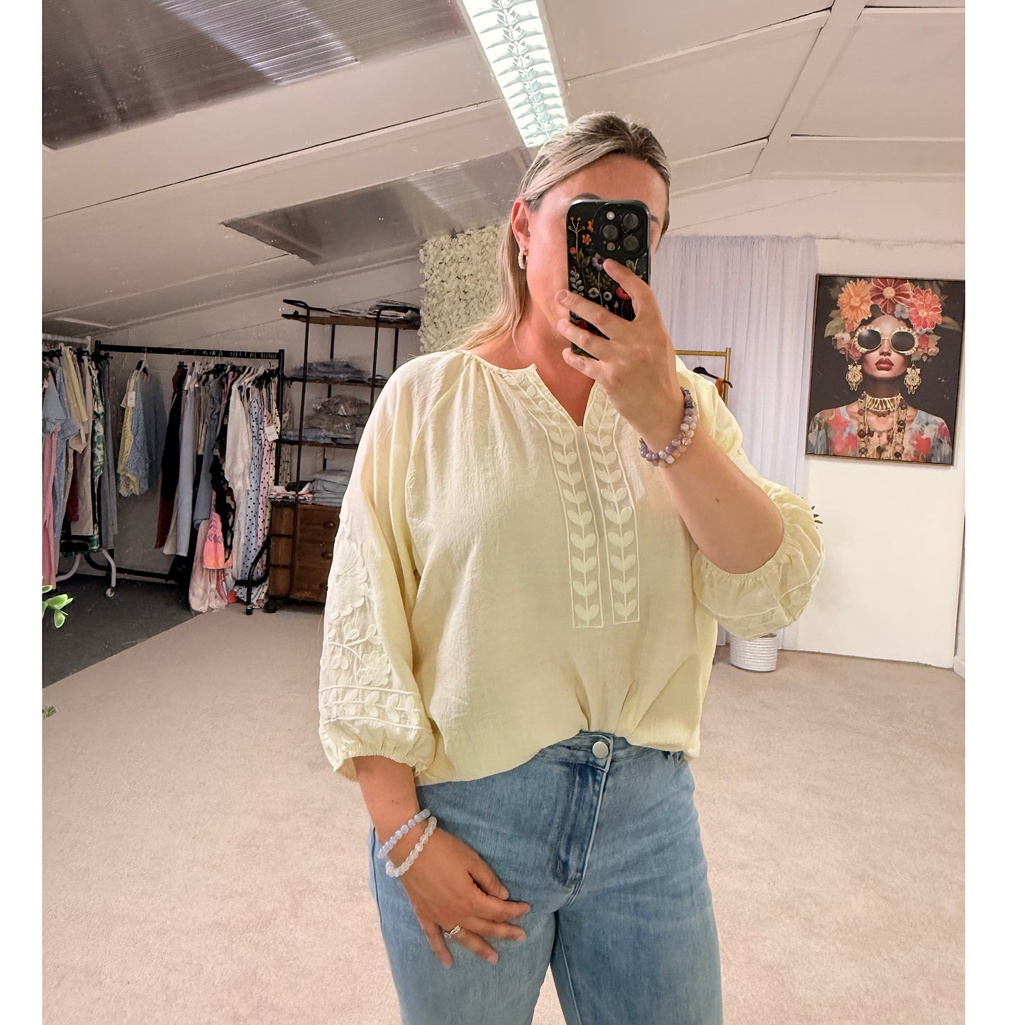 Willow bloom tunic