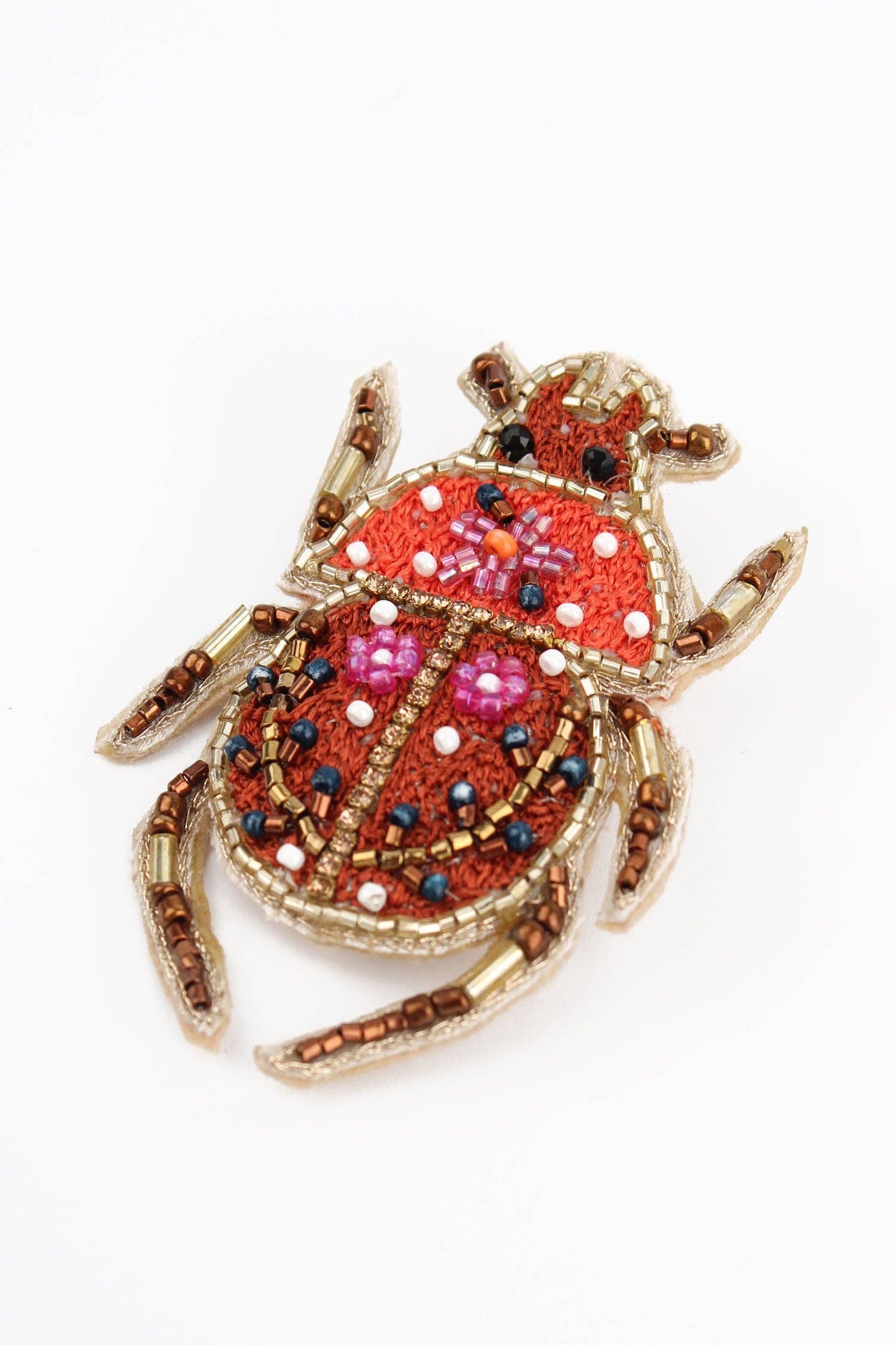 AUTUMN BEETLE BROOCH