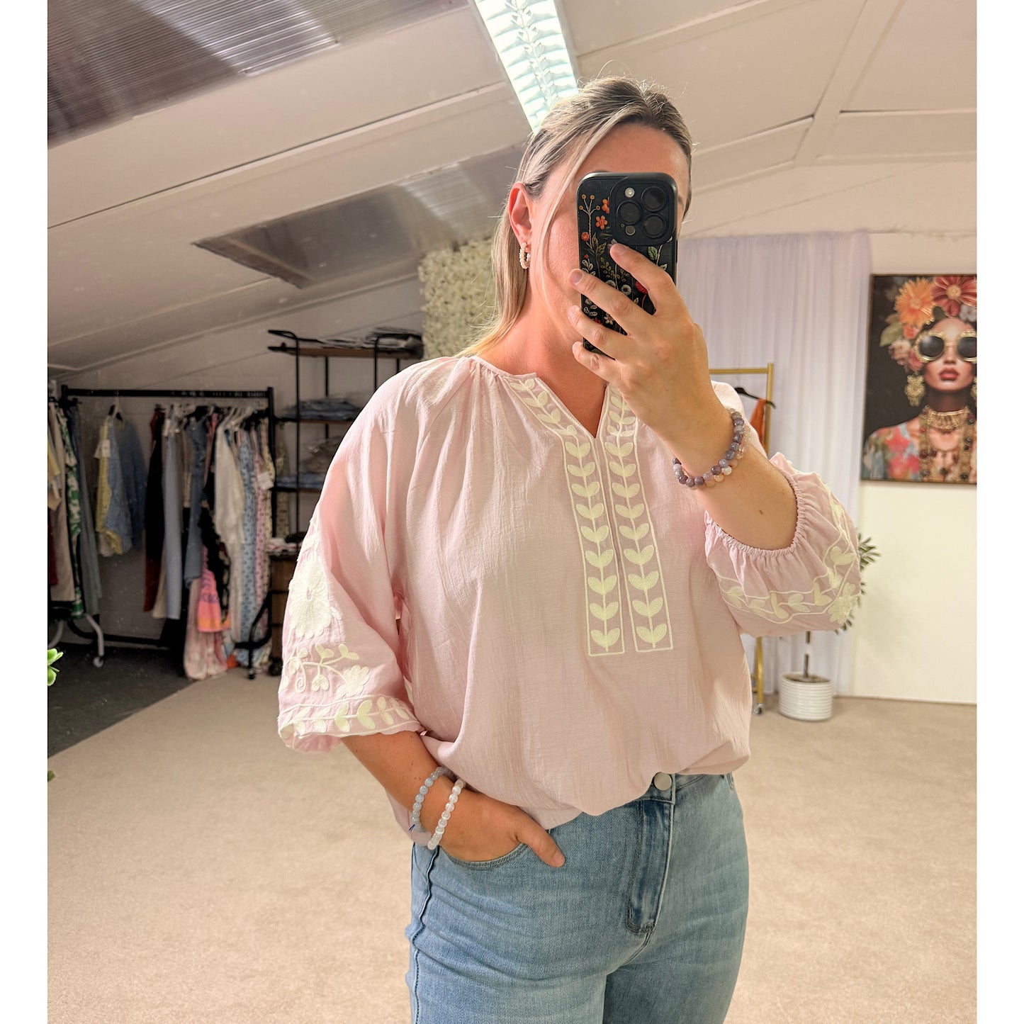 Willow bloom tunic