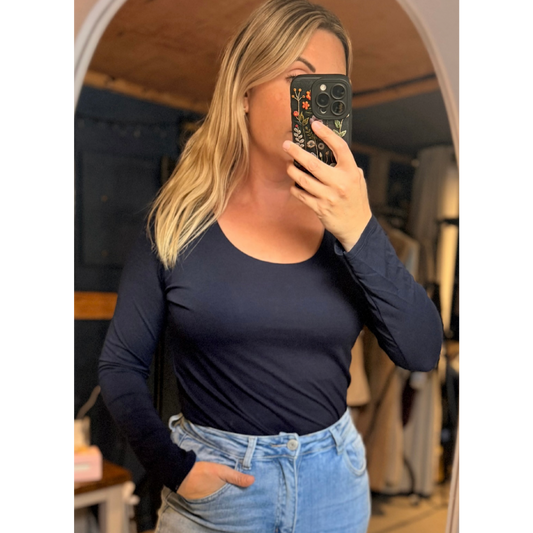 Viscose Super soft double layered made in Italy long sleeved tops up to uk 16