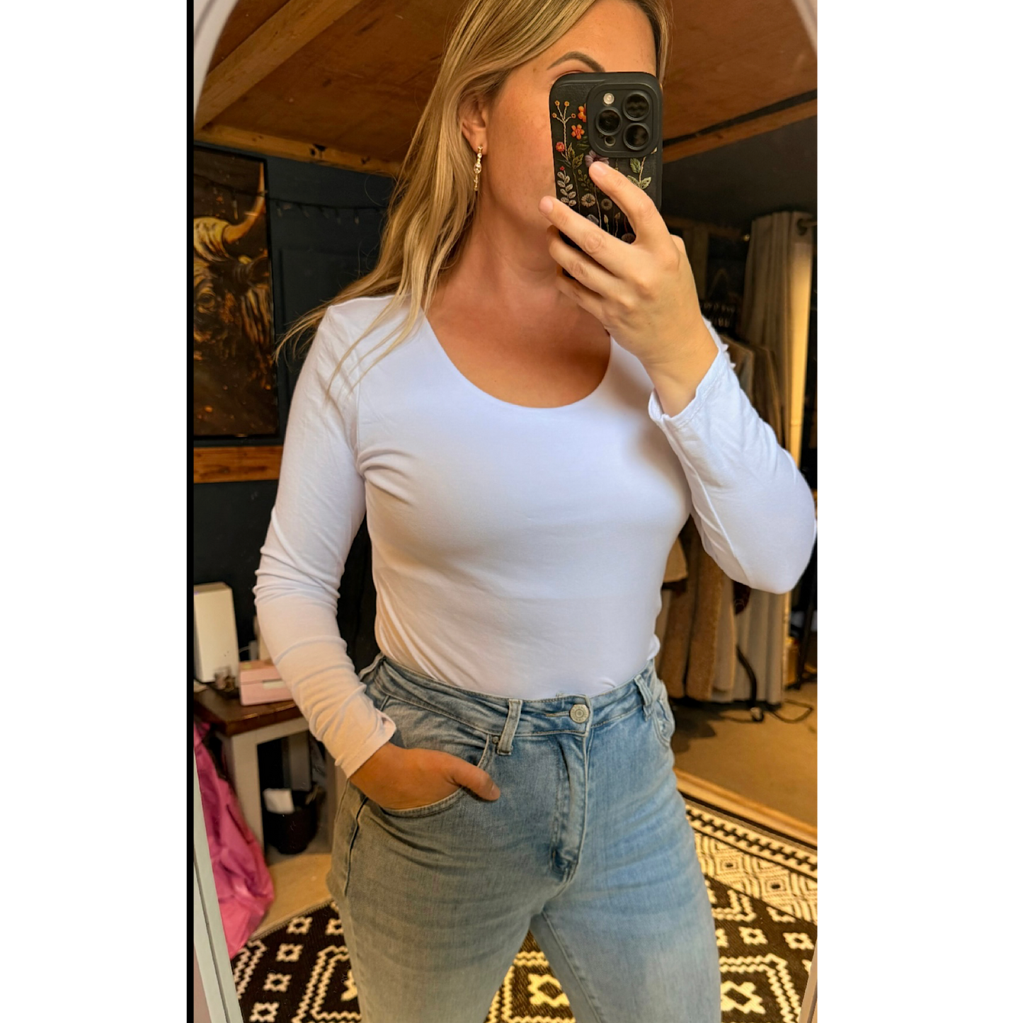 Viscose Super soft double layered made in Italy long sleeved tops up to uk 16