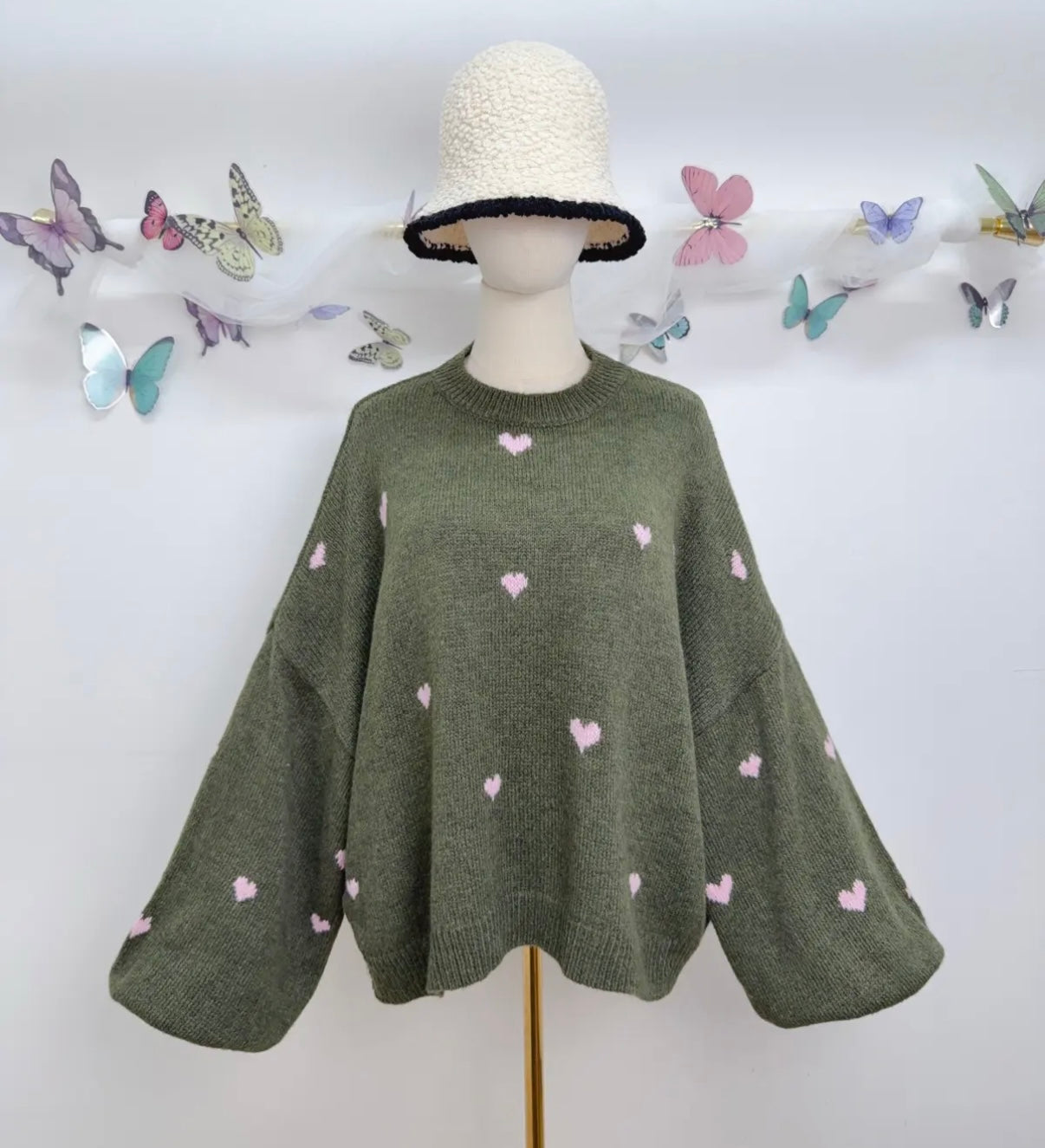 Heart knit super soft jumpers