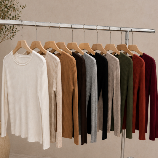 Second Skin Ribbed Layering Top