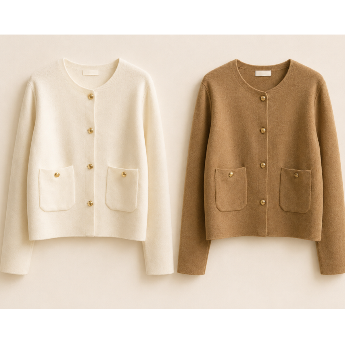 Sienna gold button cardigan