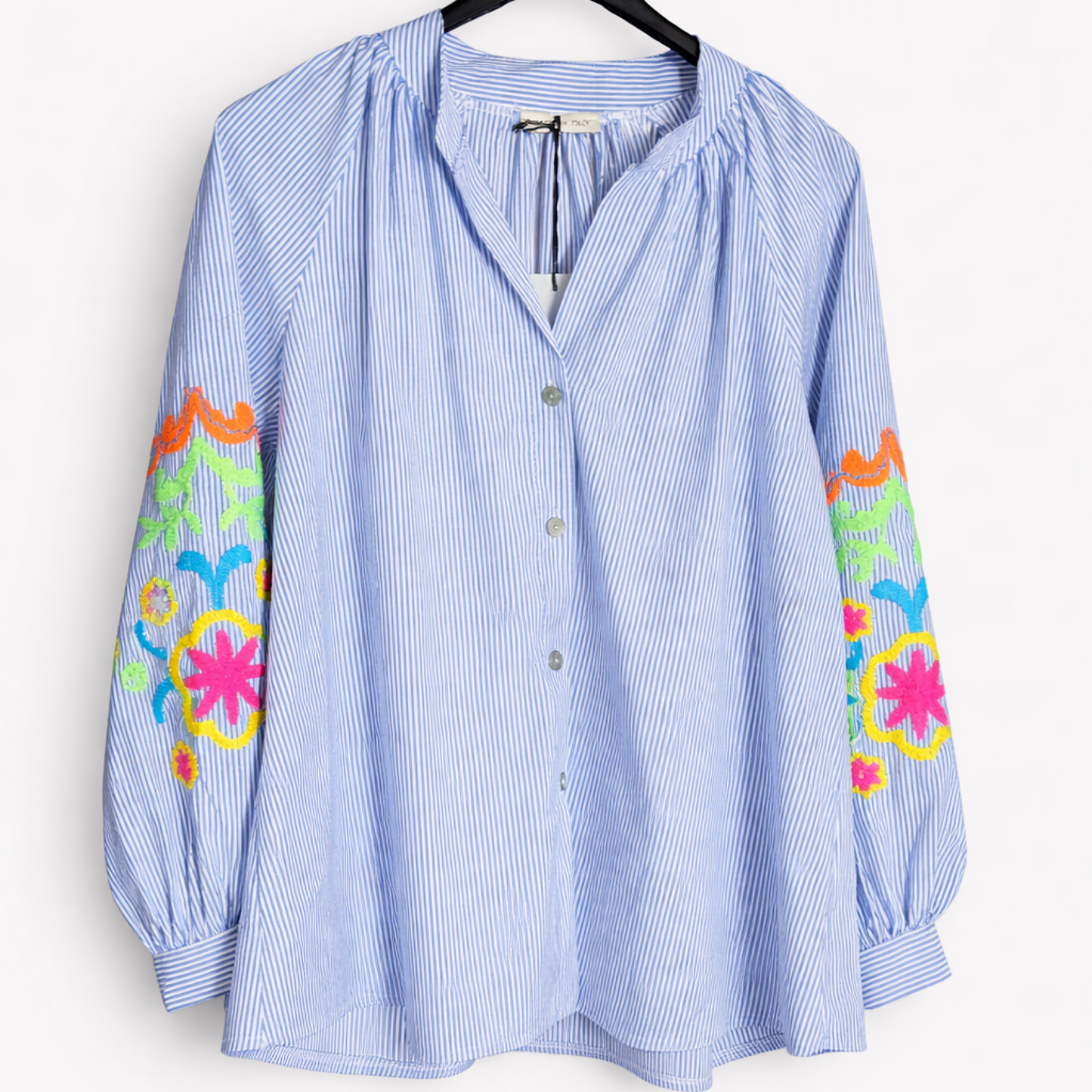 Bright Bloom Stripe Shirt
