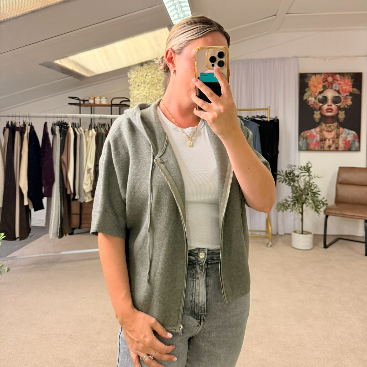 Mayfair hooded knit jackets