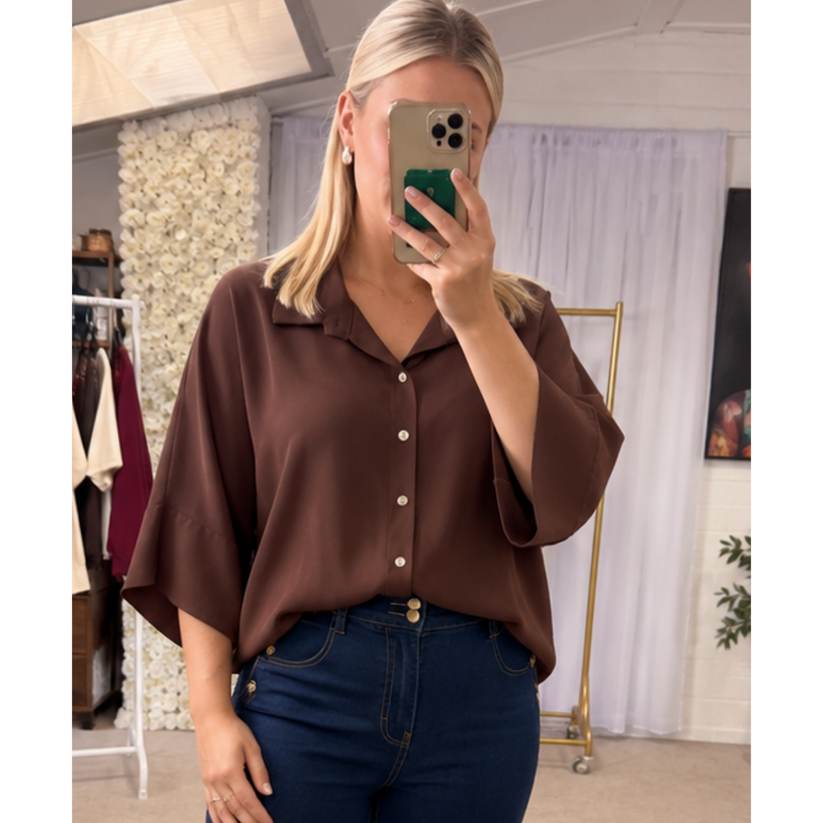 The Luxe Oversized collar Shirt