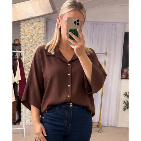 The Luxe Oversized collar Shirt