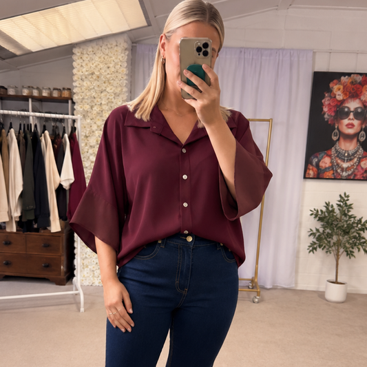 The Luxe Oversized collar Shirt