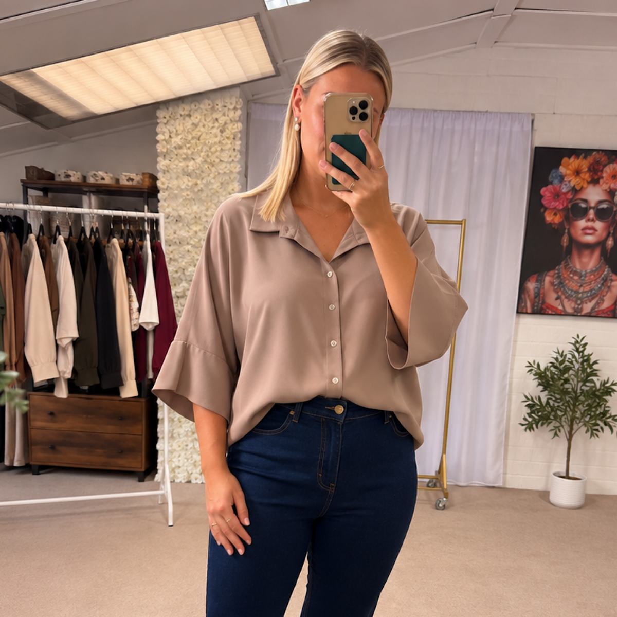 The Luxe Oversized collar Shirt