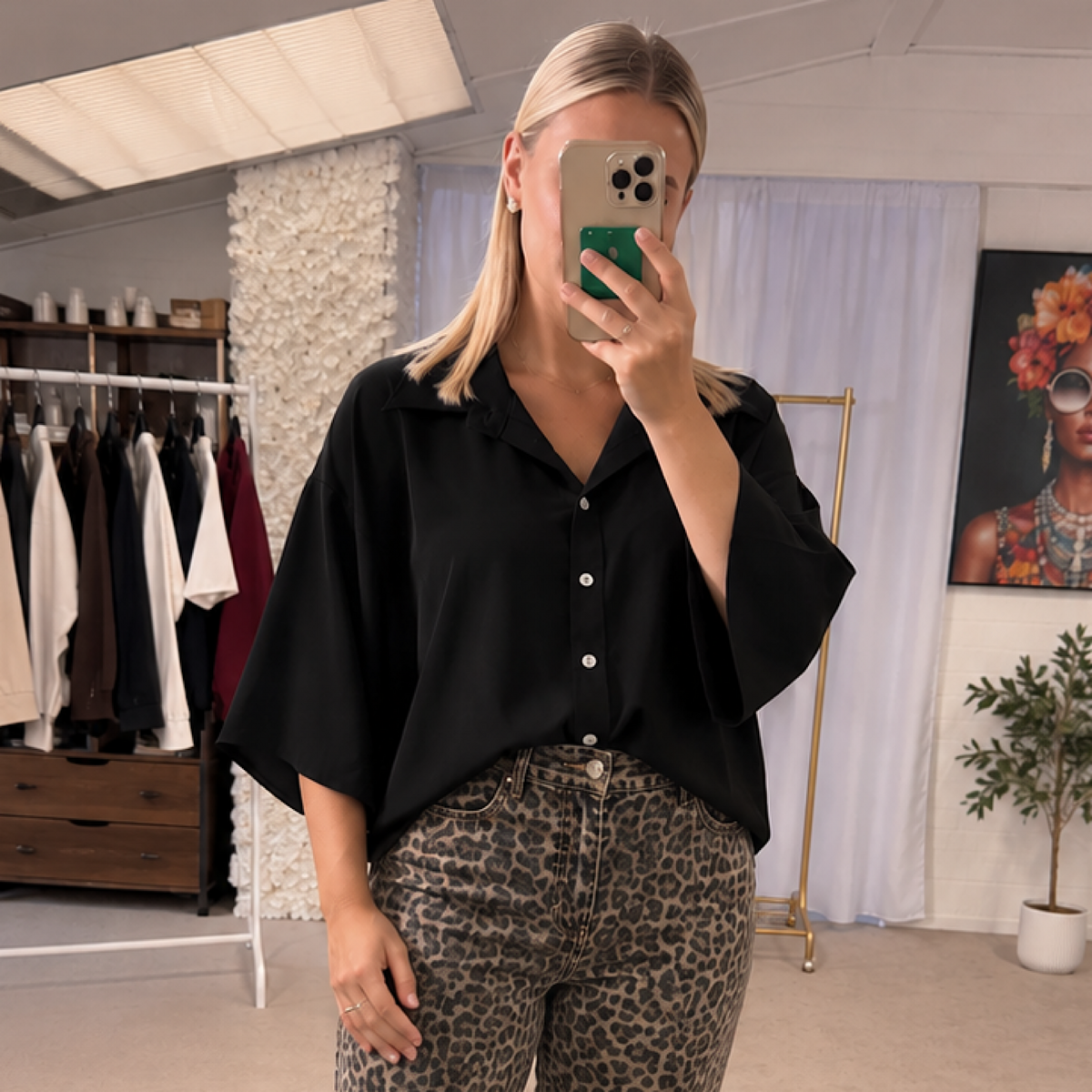 The Luxe Oversized collar Shirt