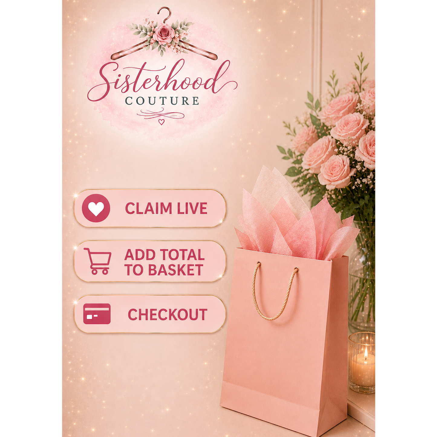 🛍️live claim/add your total to basket and checkout 🛍️