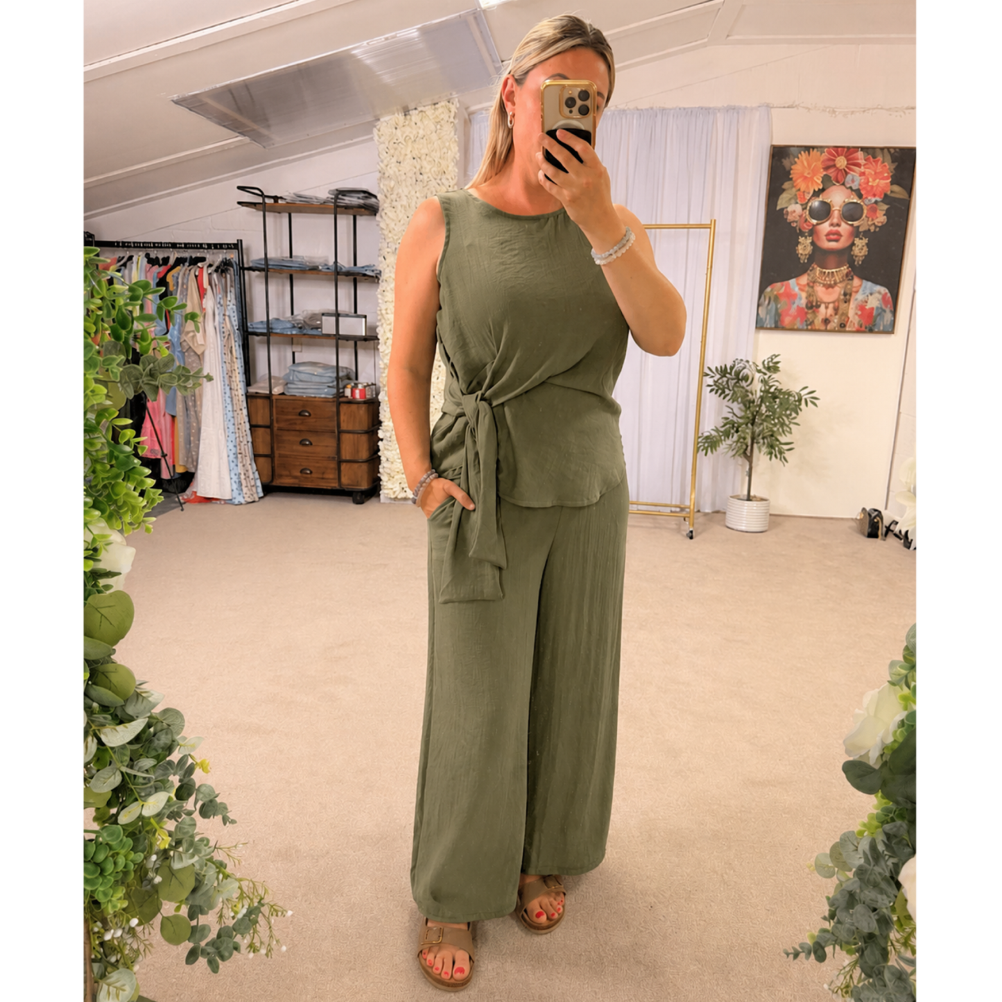 Ella side knot co ord set
