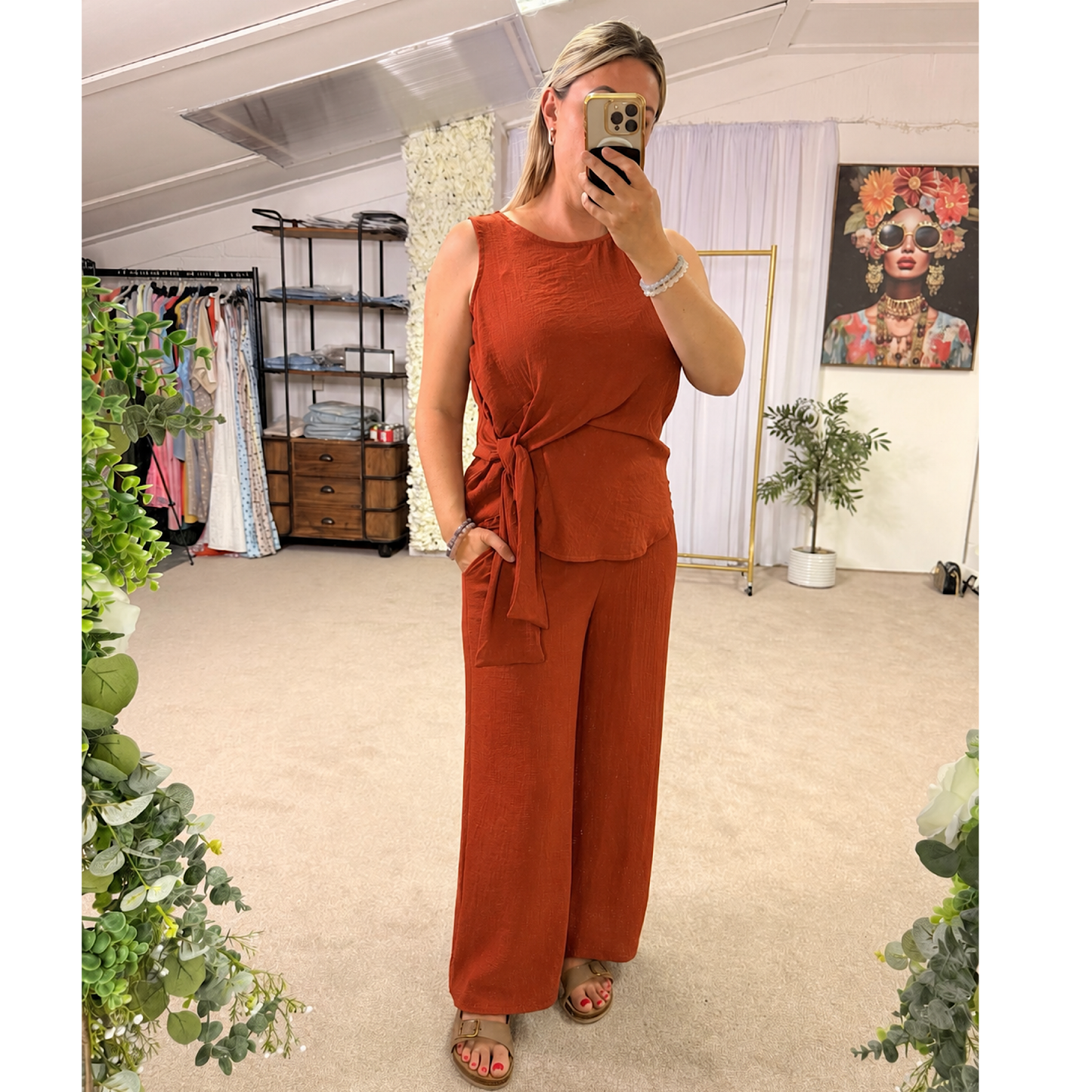 Ella side knot co ord set
