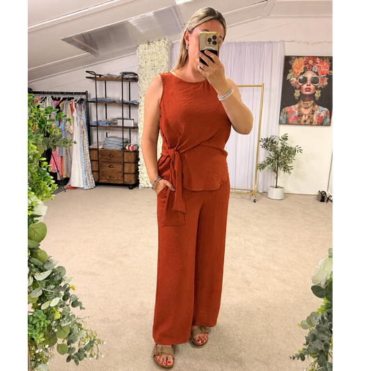 Ella side knot co ord set