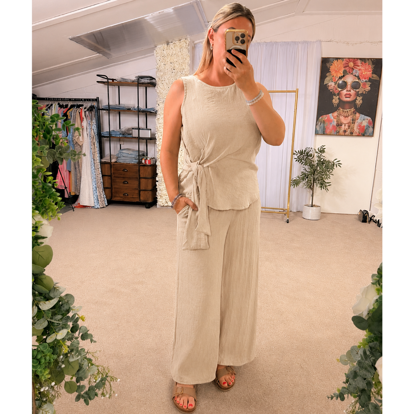Ella side knot co ord set