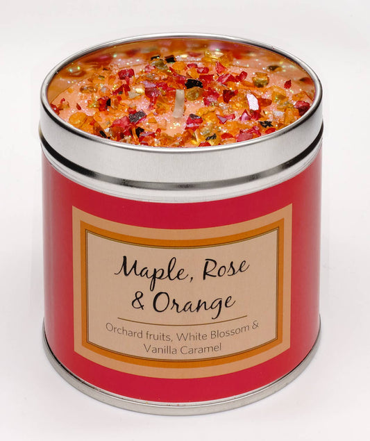 SERIOUSLY SCENTED CANDLE – Maple, Rose and Orange